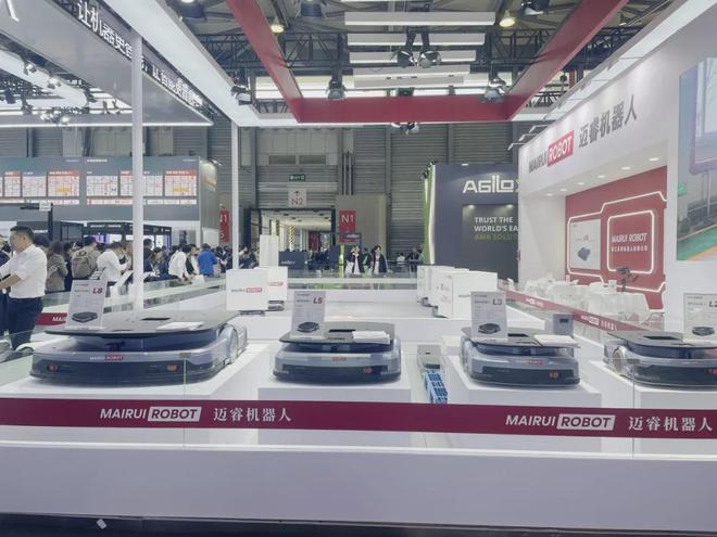 必一智能运动科技：CeMAT2024迈睿机器人多款移动机器人与潜叉LF5全新登场(图2)